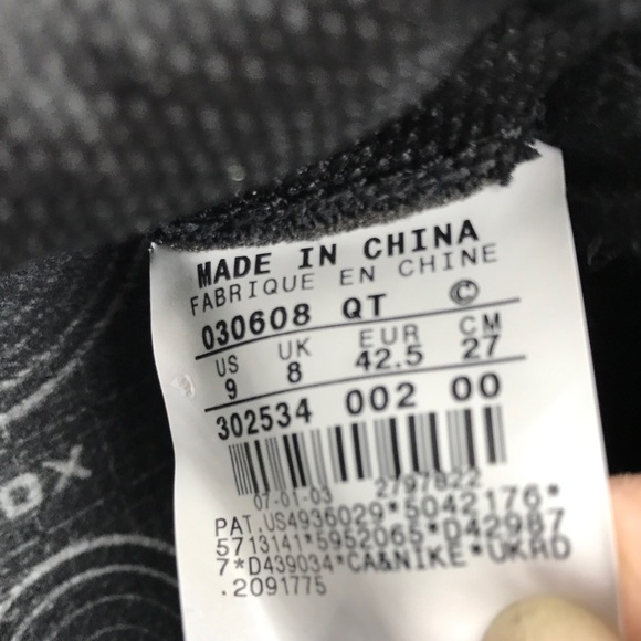 Nike Shox Turbo mens black sneakers Sz 9 2003 year Rare! - Picture 8 of 12